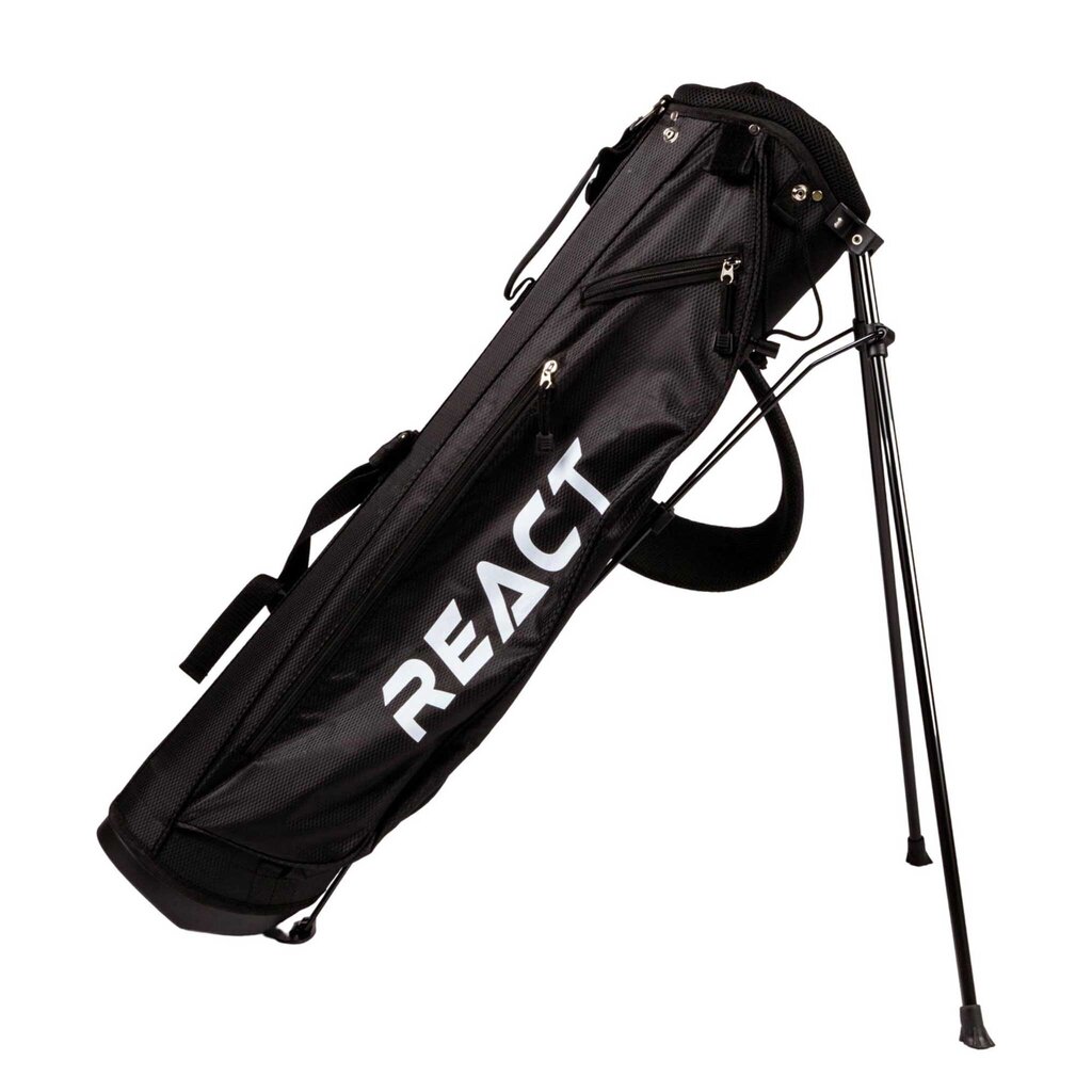 Golfo reikmenys React Golfbag Sr, juodas kaina ir informacija | Golfas | pigu.lt