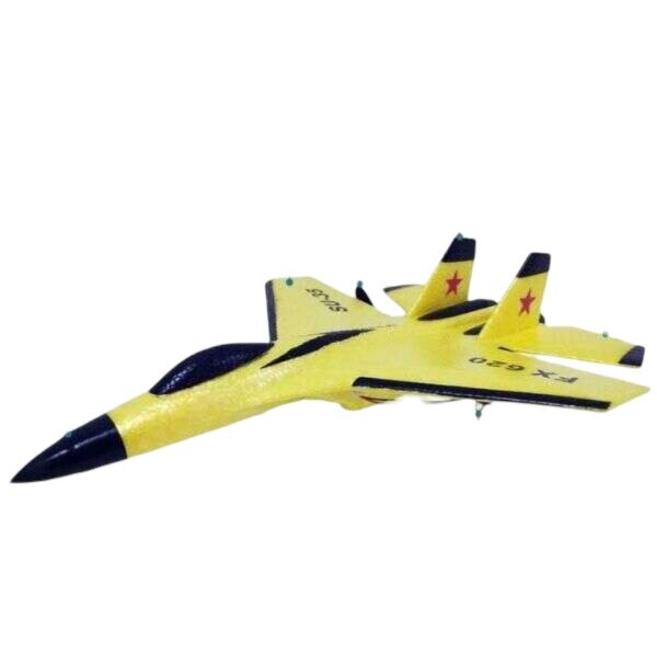 RC reaktyvinis lėktuvas FX-620, geltonas kaina ir informacija | Žaislai berniukams | pigu.lt