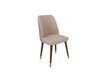 2-ių dalių kėdžių komplektas Asir, smėlio spalvos/auksinis kaina ir informacija | Virtuvės ir valgomojo kėdės | pigu.lt