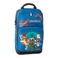 Kuprinė su krepšiu avalynei Lego Ninjago Optimo, mėlyna kaina ir informacija | Kuprinės mokyklai, sportiniai maišeliai | pigu.lt