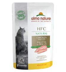Дополнительный корм для кошек Almo Nature HFC Natural, куриное филе, 24x55 г. цена и информация | Консервы для кошек | pigu.lt