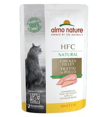 Дополнительный корм для кошек Almo Nature HFC Natural, куриное филе и сыр в желе, 24x55 г. цена и информация | Консервы для кошек | pigu.lt