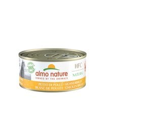 Almo Nature HFC Natural katėms su vištiena, 24x150 g kaina ir informacija | Konservai katėms | pigu.lt