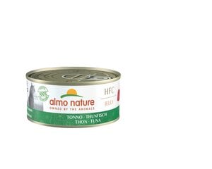 Дополнительный корм для кошек Almo Nature HFC Natural, тунец в желе, 24x150г. цена и информация | Консервы для кошек | pigu.lt
