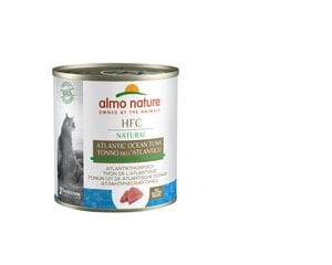 Дополнительный корм для кошек Almo Nature HFC Natural, Атлантический тунец, 12x280 г. цена и информация | Консервы для кошек | pigu.lt