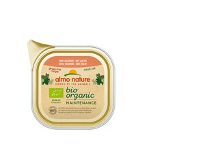 Almo Nature Bio Organic su lašiša, 19x85 g kaina ir informacija | Konservai katėms | pigu.lt