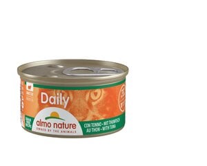 Полноценный корм для кошек Almo Nature Daily, нежный паштет с тунцом, 6x85 г цена и информация | Консервы для кошек | pigu.lt