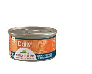 Almo Nature Daily su upėtakiu, 6x85 g kaina ir informacija | Konservai katėms | pigu.lt