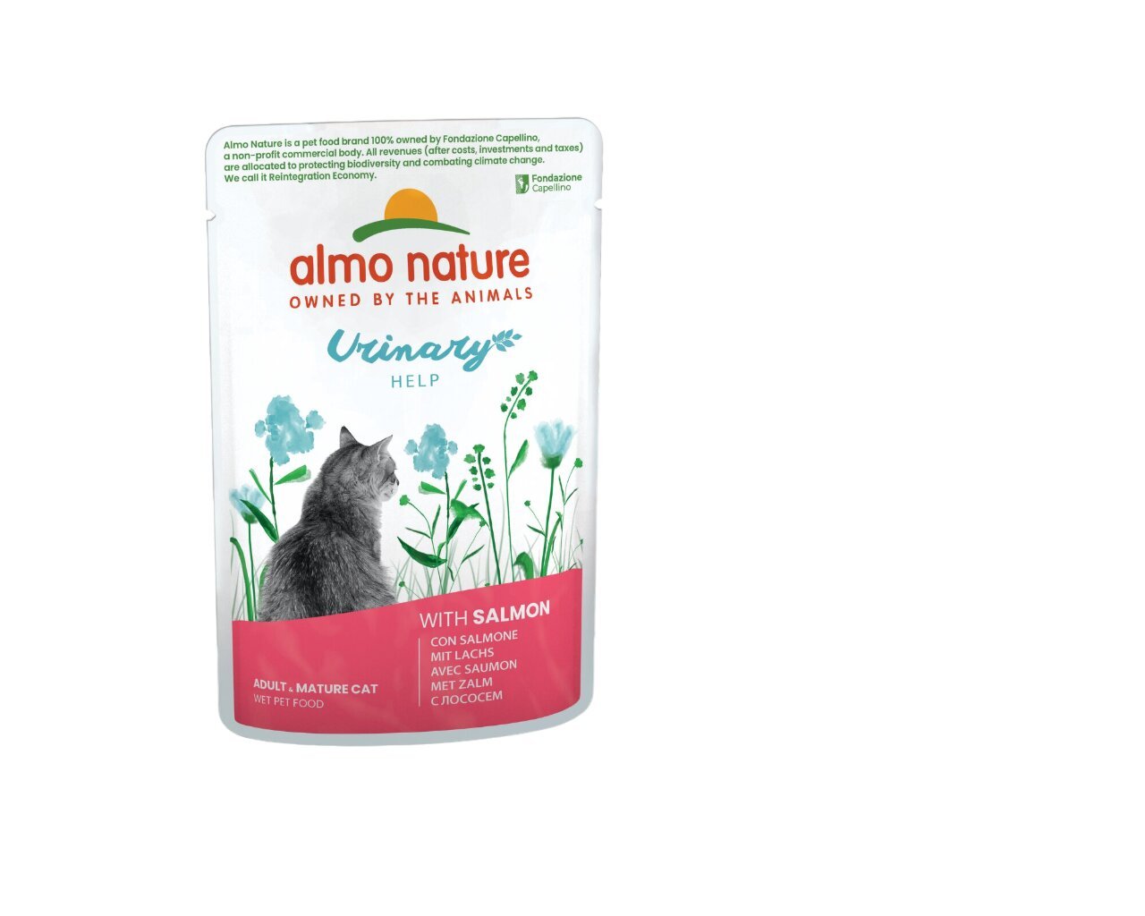 Almo Nature Functional Urinary Help su lašiša, 12x70 g kaina ir informacija | Konservai katėms | pigu.lt