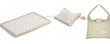 Akupresūros masažinis kilimėlis su pagalve Neo, 70x44 cm, baltas цена и информация | Masažo reikmenys | pigu.lt