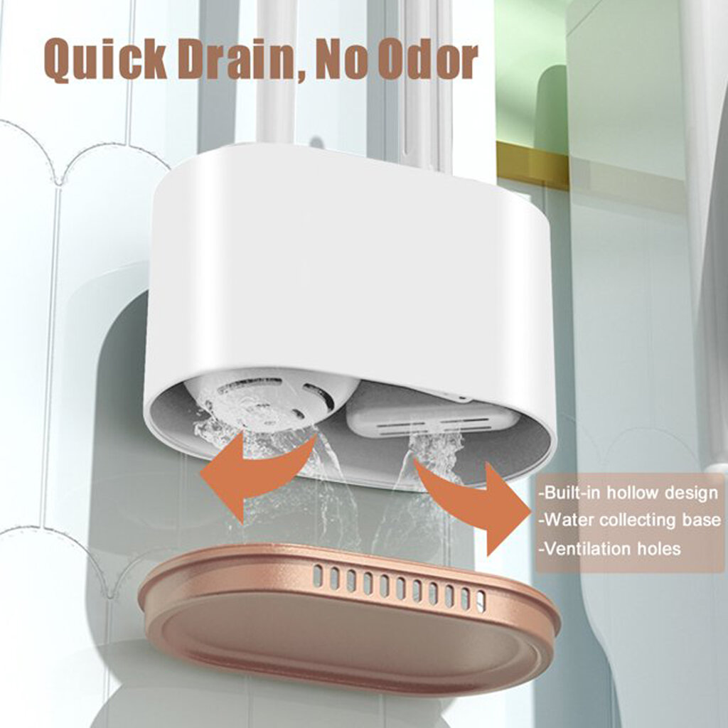 Hooha WC šepečių rinkinys, 360° kaina ir informacija | Vonios kambario aksesuarai | pigu.lt