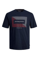 Jack & Jones мужская футболка 12256803*02, тёмно-синий 5715604774824 цена и информация | Мужские футболки | pigu.lt