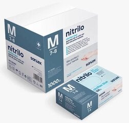 Vienkartinės nitrilo pirštinės Santex 1000vnt kaina ir informacija | Darbo pirštinės | pigu.lt