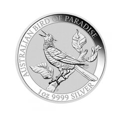 1 oz (31.10 g) sidabrinė moneta Rojaus paukščiai, Australija 2019 kaina ir informacija | Investicinis auksas, sidabras | pigu.lt