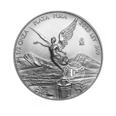 1/4 oz (7.78 g) sidabrinė moneta Laisvės angelas, Meksika 2023 цена и информация | Инвестиционное золото, серебро | pigu.lt