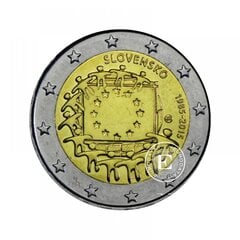 Moneta 2 Eur ES Vėliavos 30-metis, Slovakija 2015 цена и информация | Нумизматика | pigu.lt