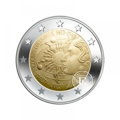 Moneta Kortelėje 2 Eur Mikalojaus Koperniko gimimas, Malta 2023 kaina ir informacija | Numizmatika | pigu.lt