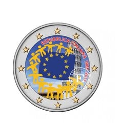 Spalvota Moneta 2 Eur ES vėliavos 30-metis, Italija 2015 цена и информация | Нумизматика | pigu.lt