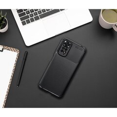 Fusion Carbon Premium  силиконовый чехол для Xiaomi Redmi 12C черный цена и информация | Чехлы для телефонов | pigu.lt