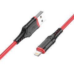 Borofone Cable BX67 - USB to Type C - 3A 1 metre red цена и информация | Кабели для телефонов | pigu.lt