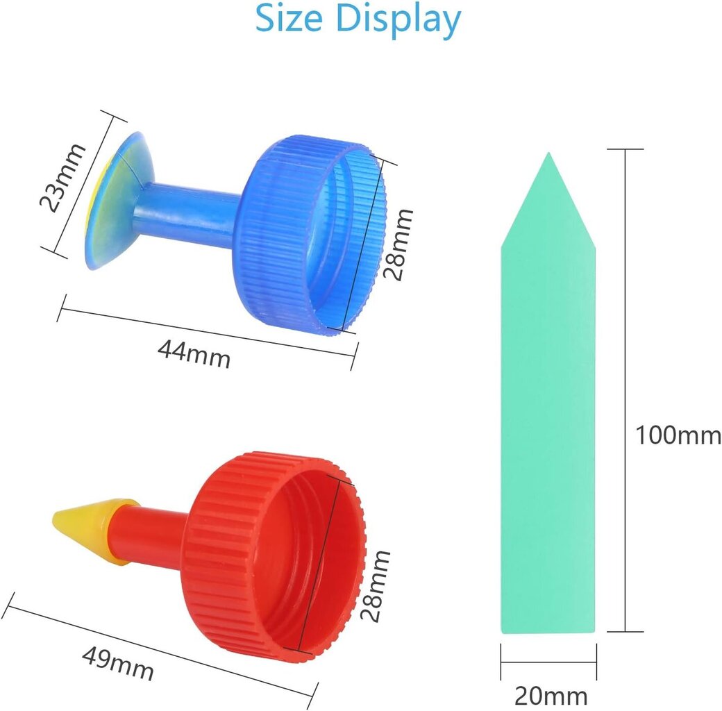Augalų etiketės su laistymo dangteliais, 16 d. kaina ir informacija | Sodo įrankiai | pigu.lt