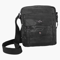 AERONAUTICA MILITARE NERO BAG 45687-uniw kaina ir informacija | Vyriškos rankinės | pigu.lt