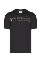 Marškinėliai vyrams Aeronautica Militare 46675-9, juodi kaina ir informacija | Vyriški marškinėliai | pigu.lt
