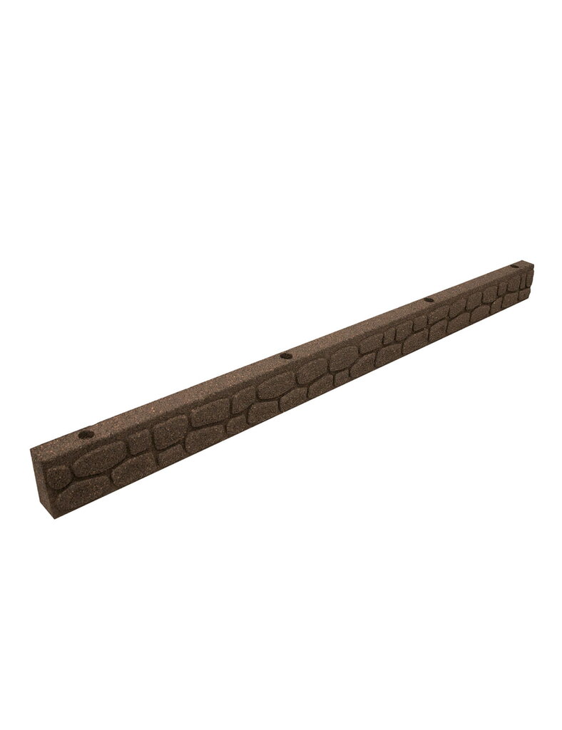 Sodo bordiūras palisada akmens imitacija guma dygliukai rudas 122 cm kaina ir informacija | Tvoros ir jų priedai | pigu.lt