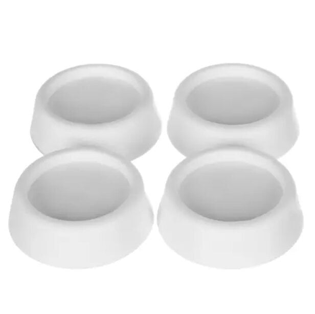 Antivibracinės guminės kojelės buitinei technikai, 4 vnt, 65x20mm kaina ir informacija | Vonios kambario aksesuarai | pigu.lt