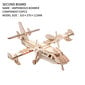 4in1 3D medžio imitacinių malūnsparnių ir lėktuvų rinkinys LIVMAN H-53 kaina ir informacija | Lavinamieji žaislai | pigu.lt