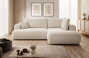 Dešininė kampinė sofa Selsey Ovo L, smėlio цена и информация | Угловые диваны | pigu.lt