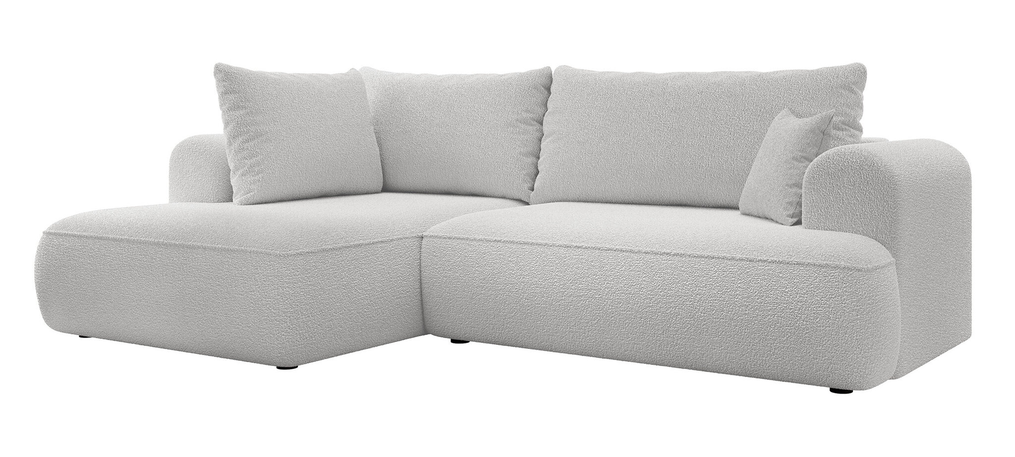 Kairinė kampinė sofa Selsey Ovo L, pilka цена и информация | Minkšti kampai | pigu.lt