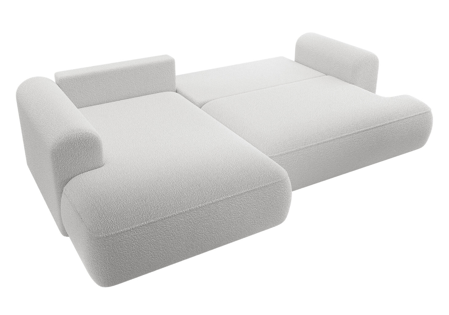 Kairinė kampinė sofa Selsey Ovo L, pilka цена и информация | Minkšti kampai | pigu.lt