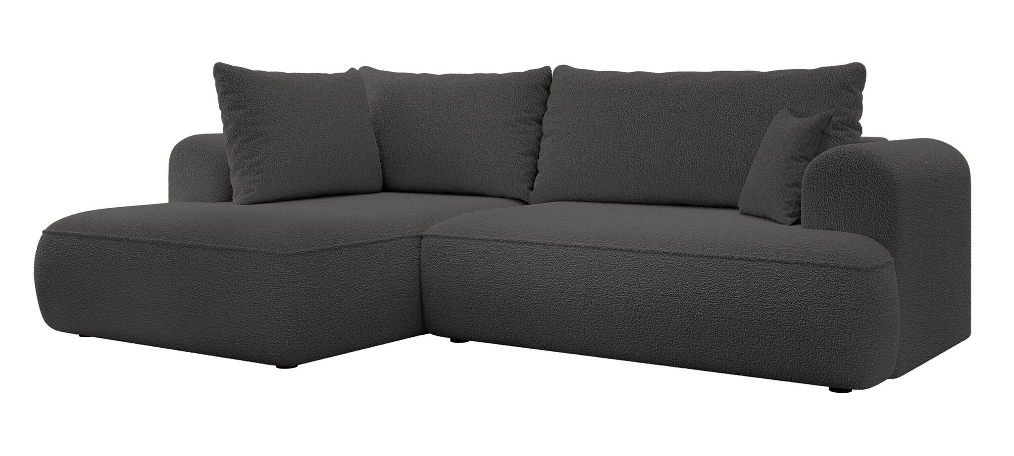 Kairinė kampinė sofa Selsey Ovo L, pilka цена и информация | Minkšti kampai | pigu.lt