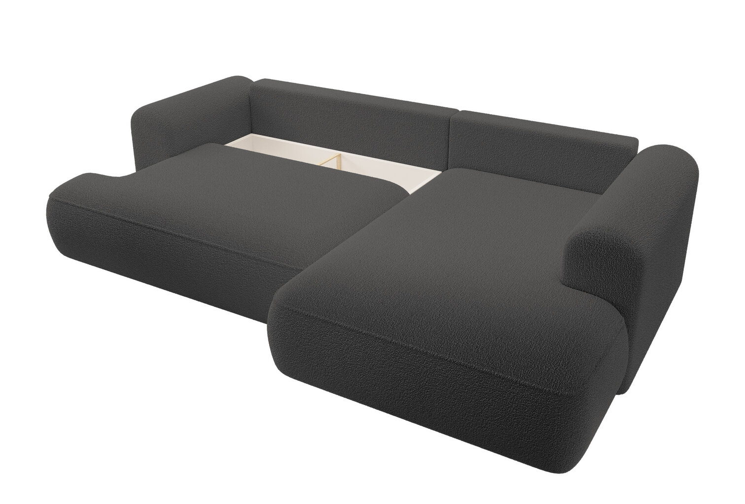 Dešininė kampinė sofa Selsey Ovo L, pilka цена и информация | Minkšti kampai | pigu.lt