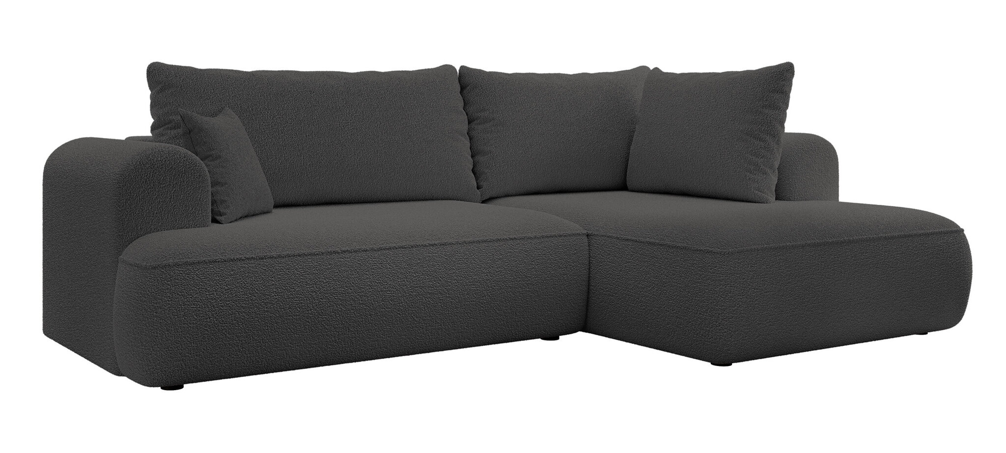 Dešininė kampinė sofa Selsey Ovo L, pilka цена и информация | Minkšti kampai | pigu.lt