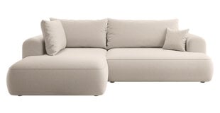 Kairinė kampinė sofa Selsey Ovo L, smėlio kaina ir informacija | Minkšti kampai | pigu.lt