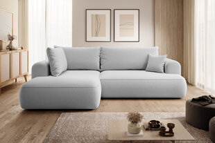 Kairinė kampinė sofa Selsey Ovo L, pilka цена и информация | Угловые диваны | pigu.lt