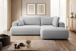 Dešininė kampinė sofa Selsey Ovo L, pilka цена и информация | Угловые диваны | pigu.lt