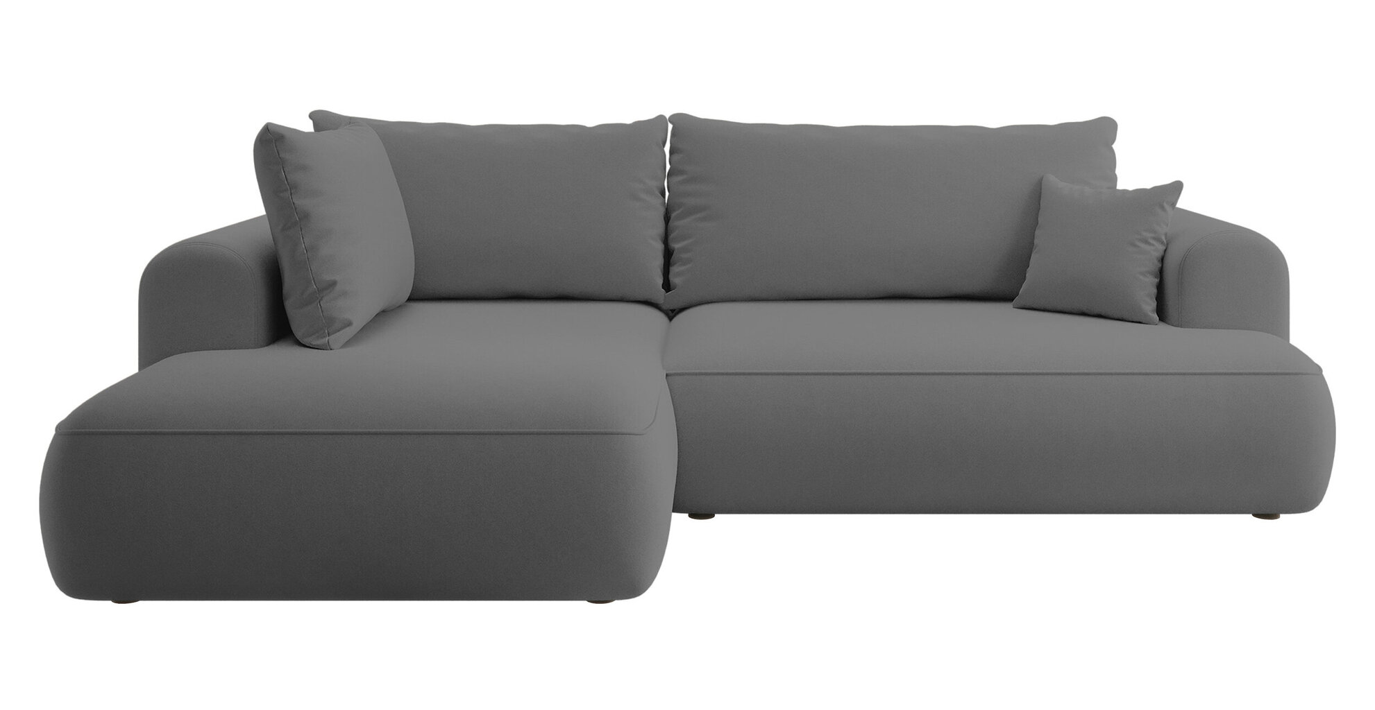 Kairinė kampinė sofa Selsey Ovo L, pilka цена и информация | Minkšti kampai | pigu.lt