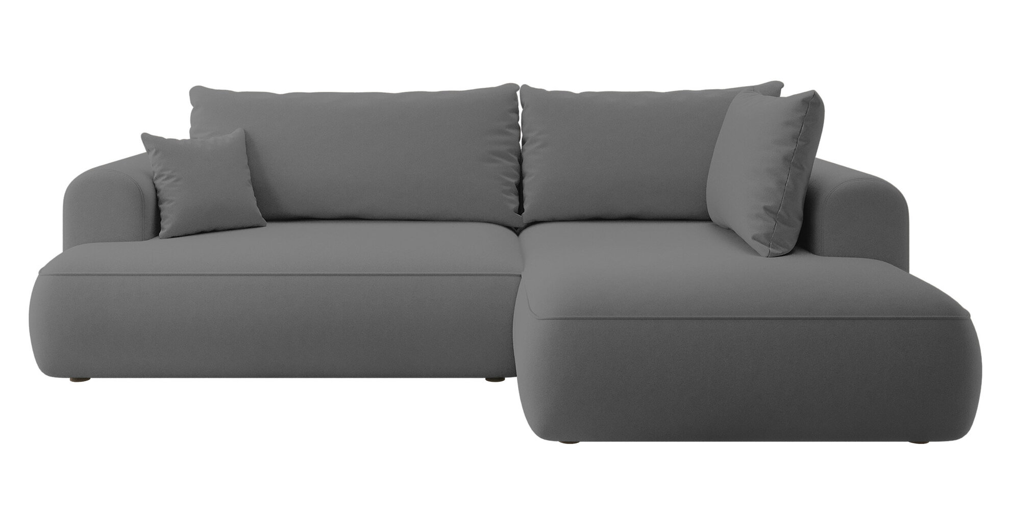 Dešininė kampinė sofa Selsey Ovo L, pilka цена и информация | Minkšti kampai | pigu.lt