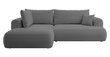 Dešininė kampinė sofa Selsey Ovo L, pilka цена и информация | Minkšti kampai | pigu.lt