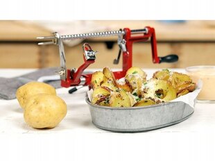 Bulvių spiralinė pjaustyklė, raudona kaina ir informacija | Virtuvės įrankiai | pigu.lt