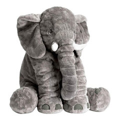 Плюшевая игрушка-подушка «Слон», серый цена и информация | Мягкие игрушки | pigu.lt
