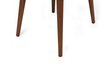 4-ių dalių kėdžių komplektas Asir, 50x90x49 cm, rudas/juodas kaina ir informacija | Virtuvės ir valgomojo kėdės | pigu.lt