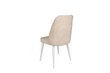 4-ių dalių kėdžių komplektas Asir, 50x90x49 cm, smėlio/baltas kaina ir informacija | Virtuvės ir valgomojo kėdės | pigu.lt