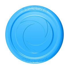 Интерактивная игрушка для собак Doggy Pitchdog Летающий диск, 24 см, синий цвет цена и информация | Игрушки для собак | pigu.lt