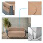 Užvalkalas baldams apsaugai nuo augintinių purvo Doggy Paris, 150 cm, smėlio spalvos kaina ir informacija | Guoliai, pagalvėlės | pigu.lt