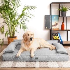 Neperšlampamas guolis šunims Doggy Champion, įvairių dydžių, šviesiai pilkas kaina ir informacija | Guoliai, pagalvėlės | pigu.lt