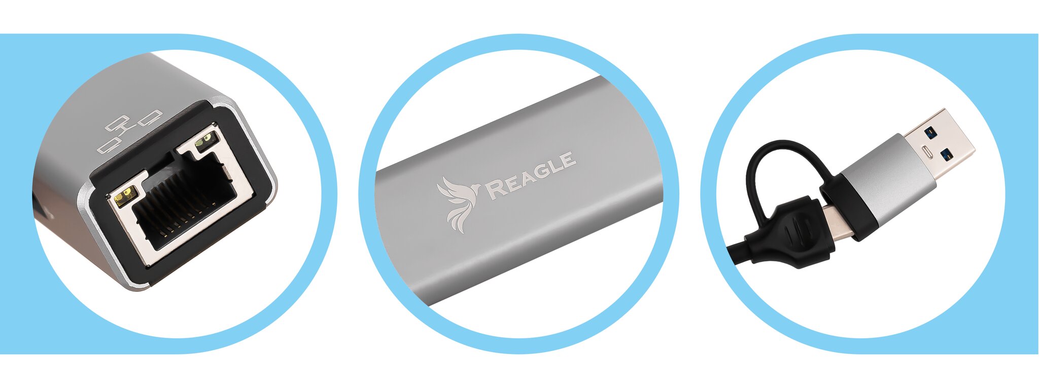 Reagle RYACRJ7 цена и информация | Adapteriai, USB šakotuvai | pigu.lt
